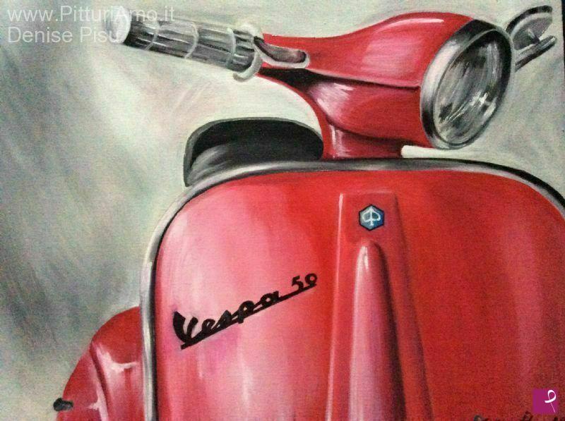 quadri in vendita online - Vespa 50