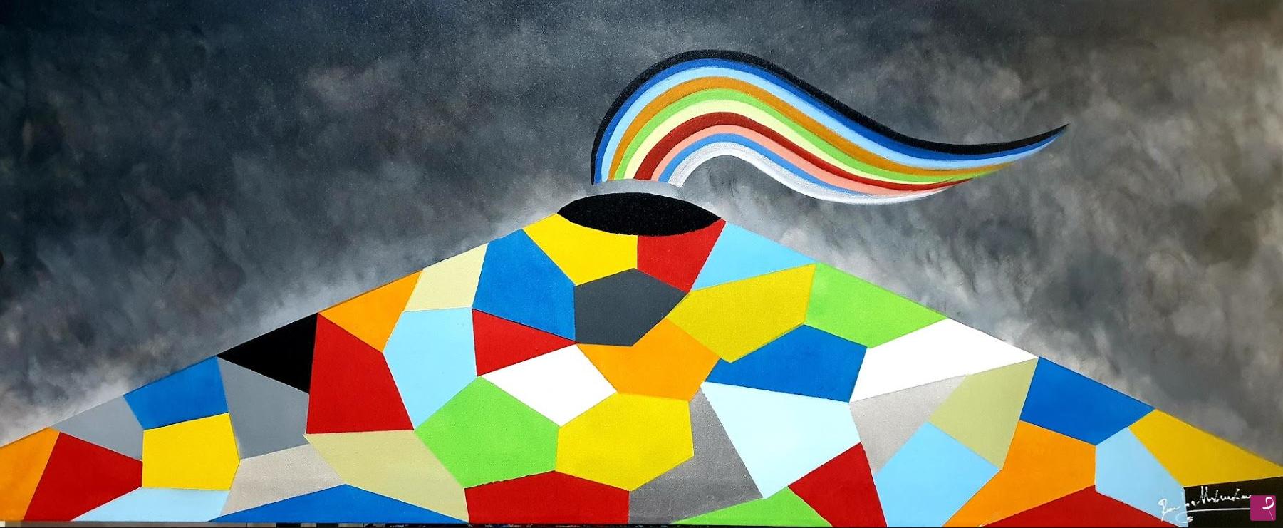 quadri in vendita online - Vesuvio Pop Art