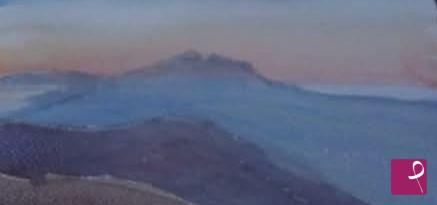 quadri in vendita online - Vesuvio ultime luci