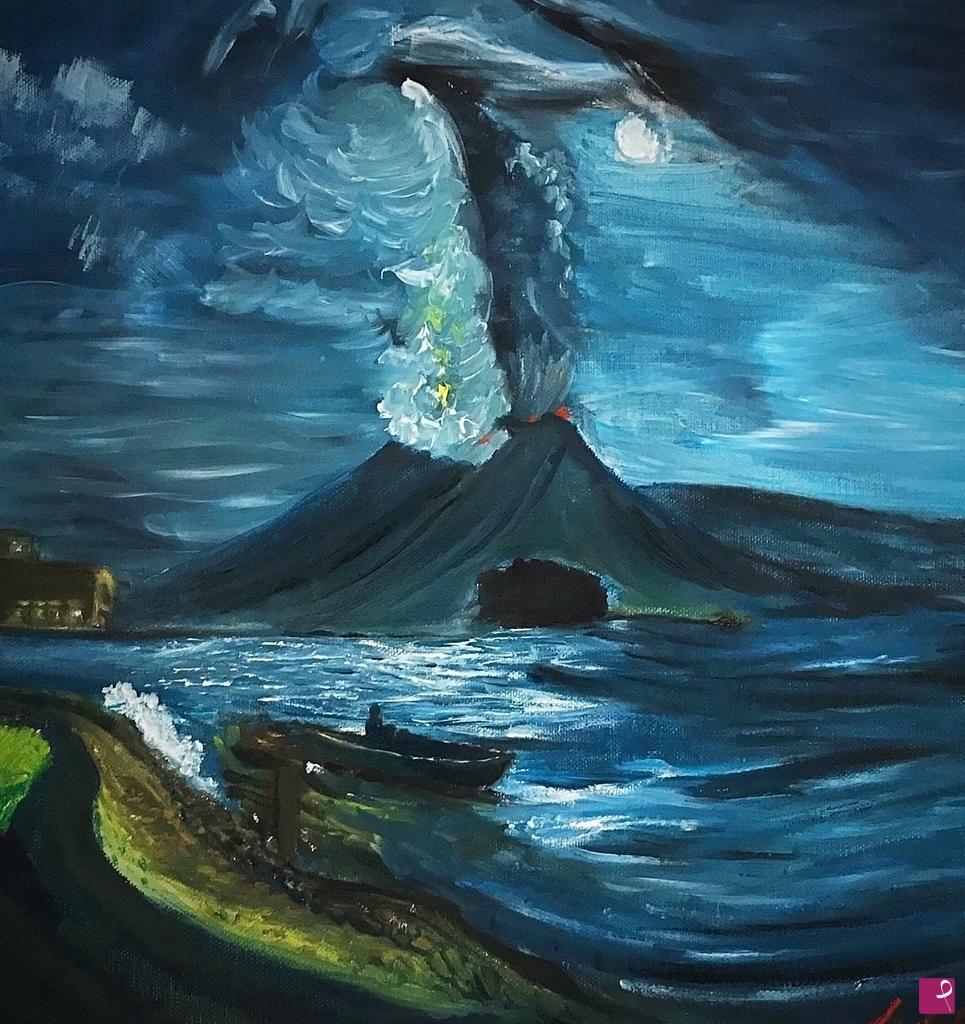 quadri in vendita online - Vesuvius 
