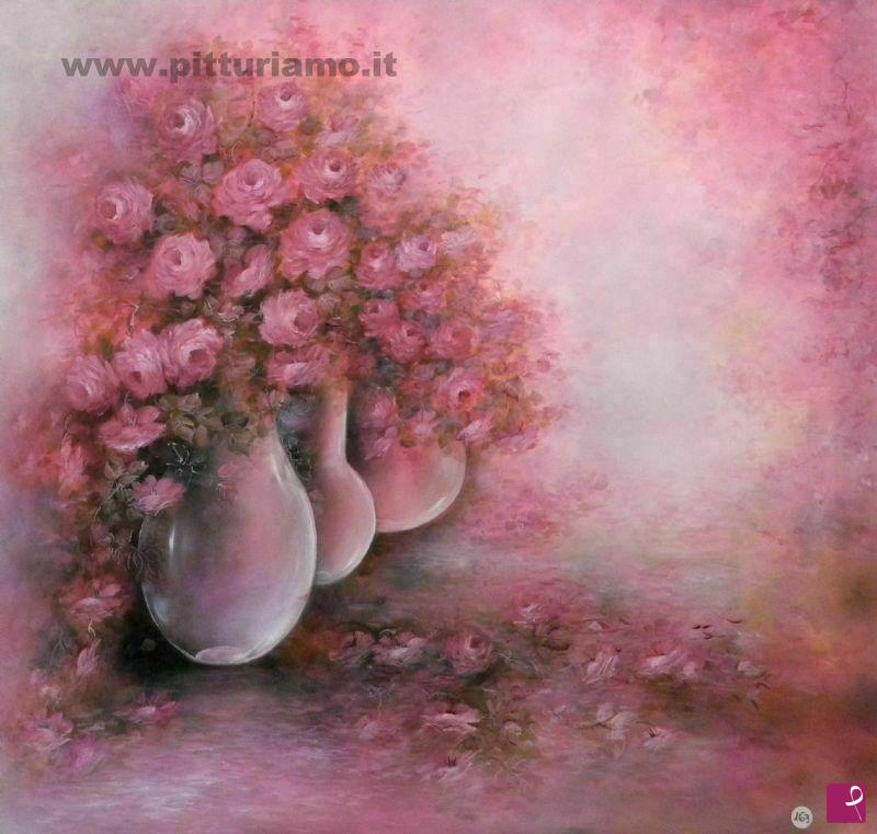 quadri in vendita online - Vetri e rose (163)