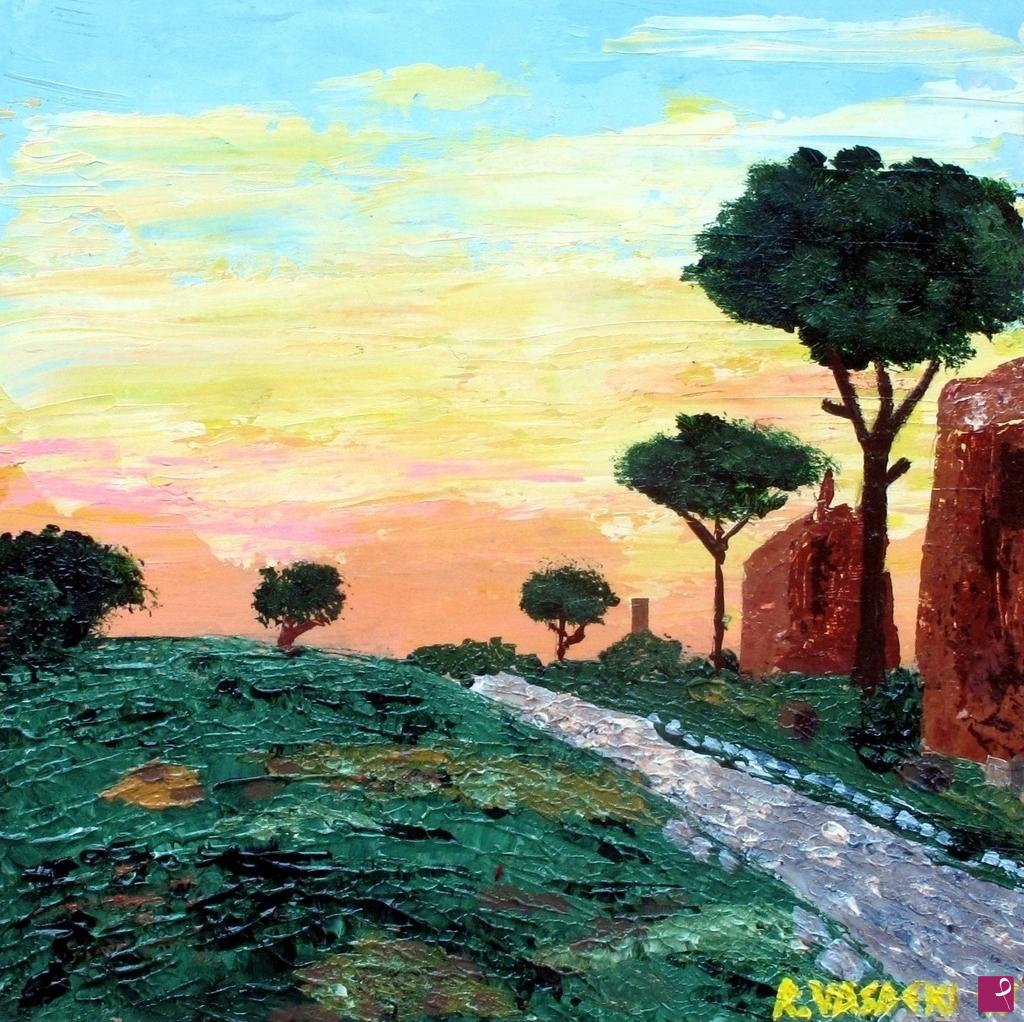 quadri in vendita online - VIA APPIA A ROMA