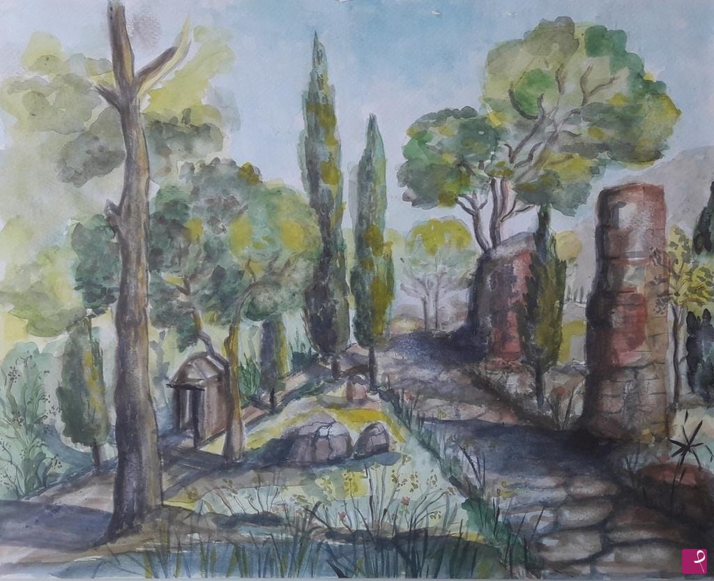 quadri in vendita online - Via Appia Antica