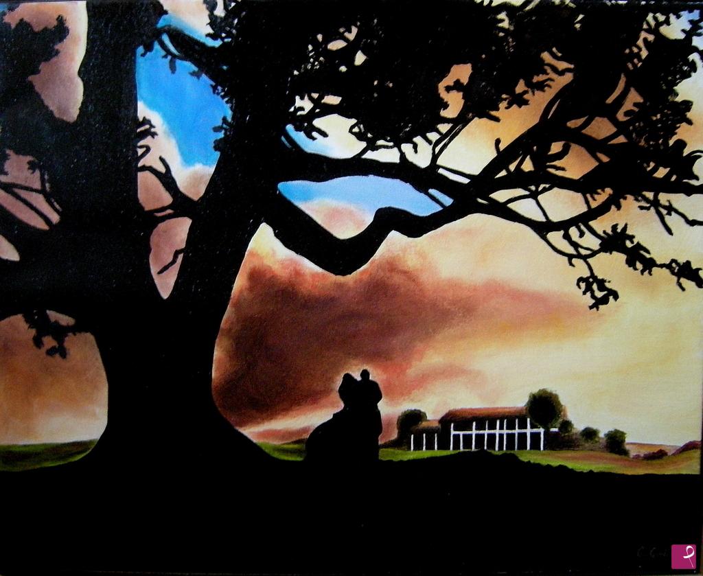 quadri in vendita online - VIA COL VENTO - GONE WITH THE WIND