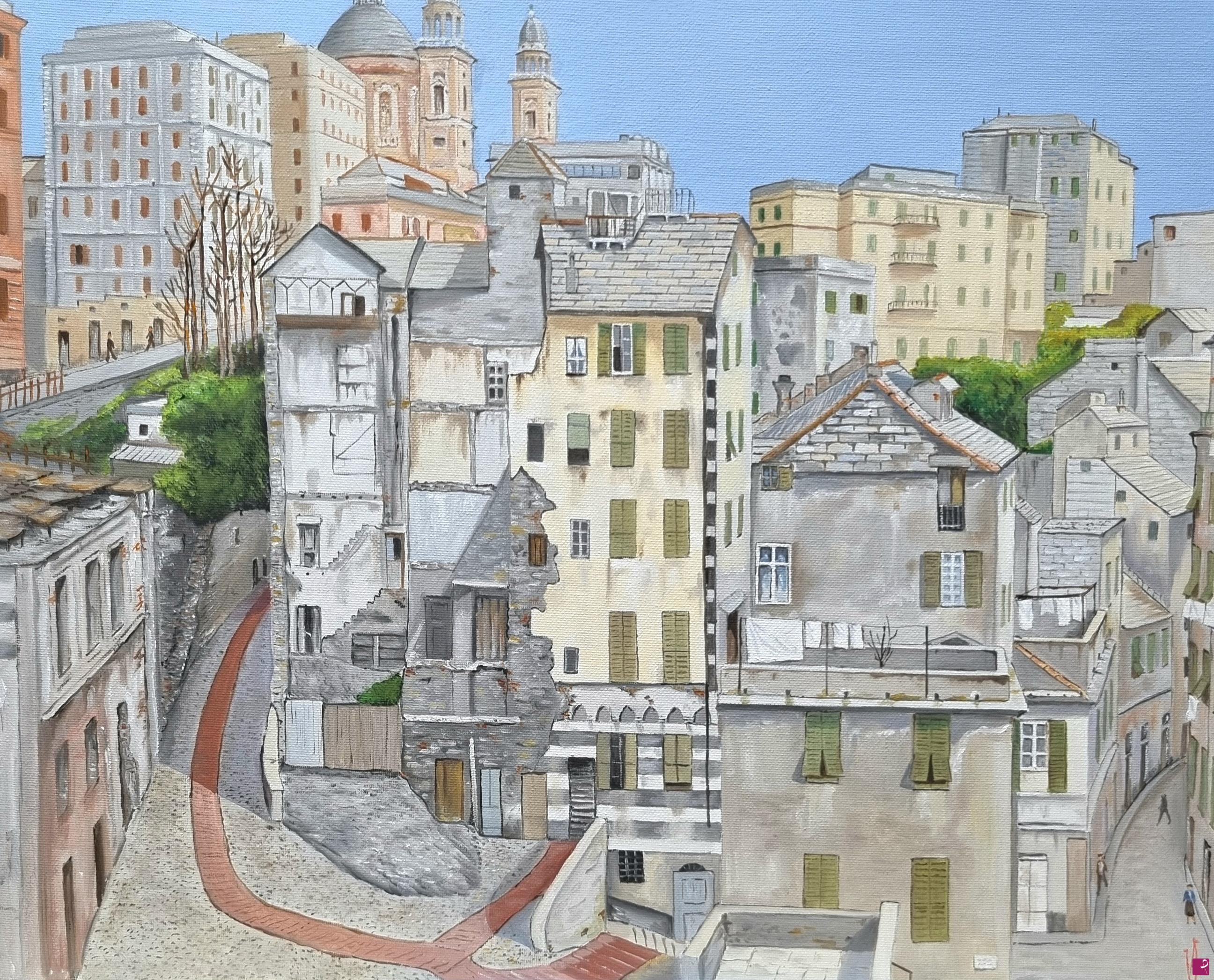 quadri in vendita online - Via dei Servi  Genova 