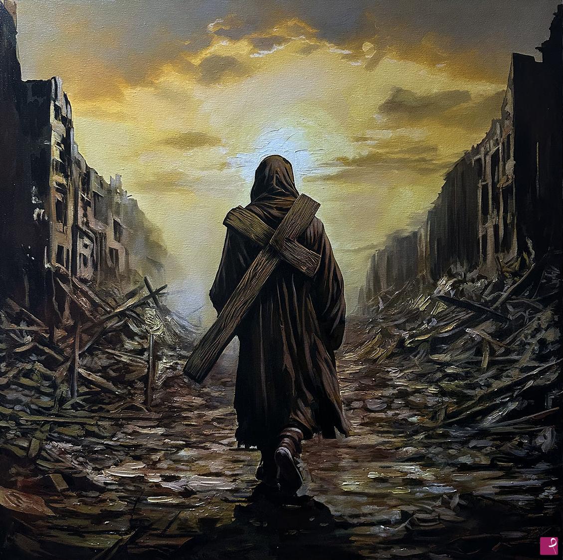 quadri in vendita online - Via Dolorosa di Gaza