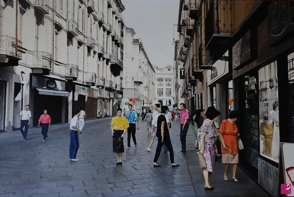 quadri in vendita online - "via Garibaldi" (Torino)