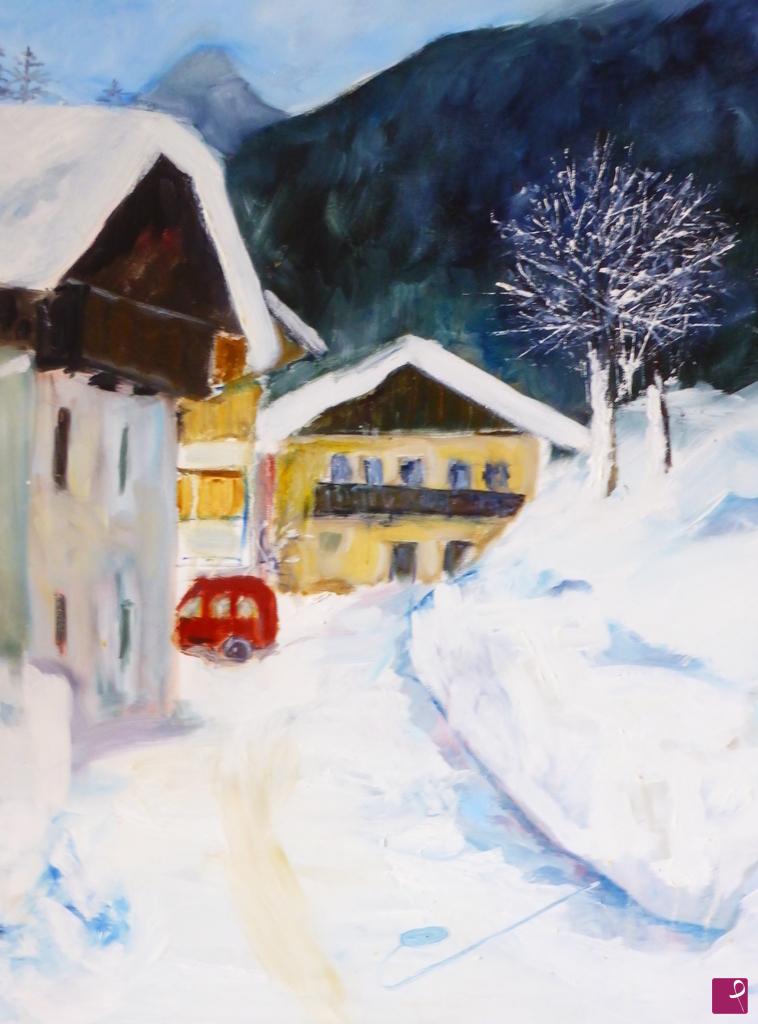 quadri in vendita online - via innevata a San Candido