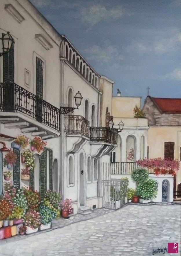 quadri in vendita online - Via Venezia (muraglia Bari vecchia)
