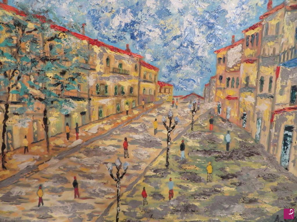 quadri in vendita online - Via Vittorio Emanuele II a La Maddalena