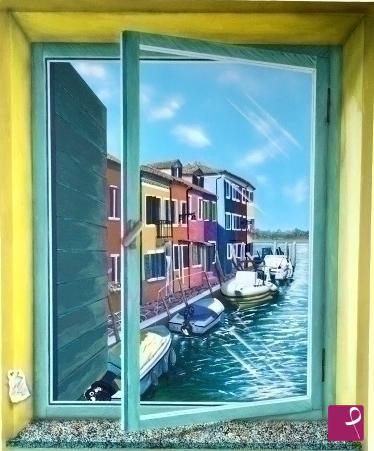 quadri in vendita online - Viaggio a Burano
