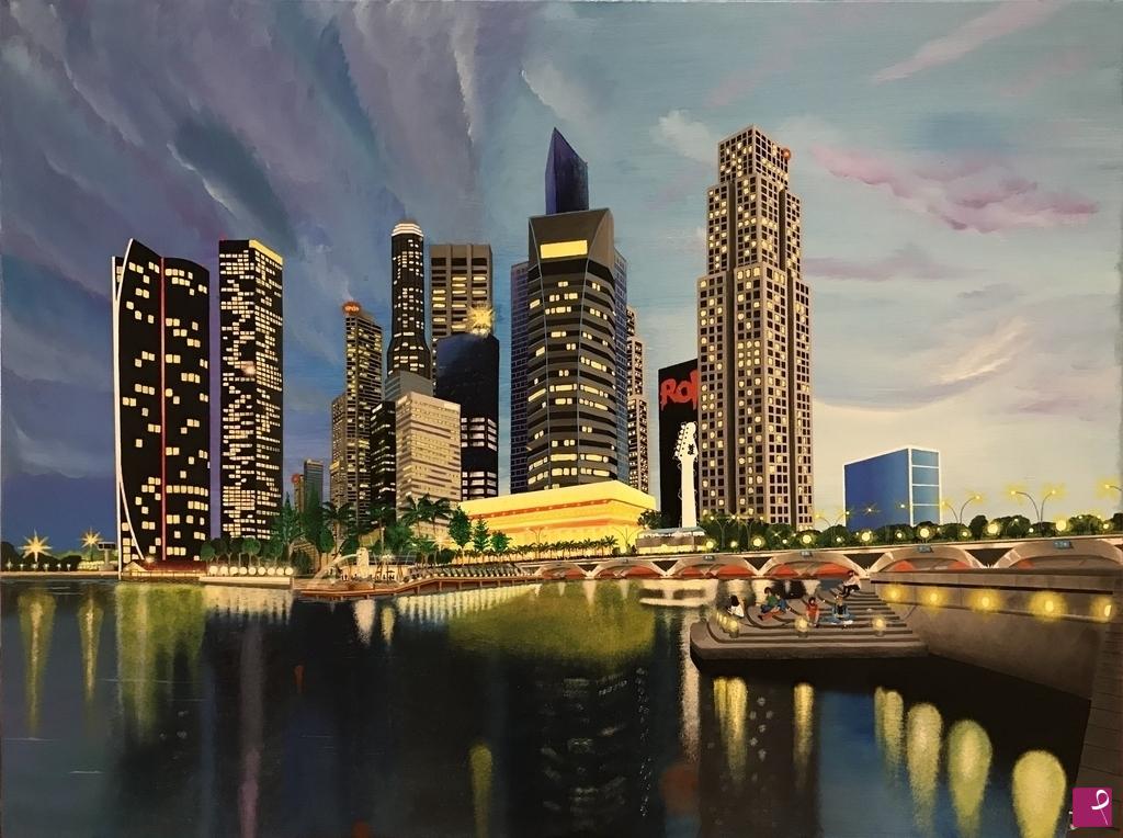 quadri in vendita online - Viaggio a Singapore