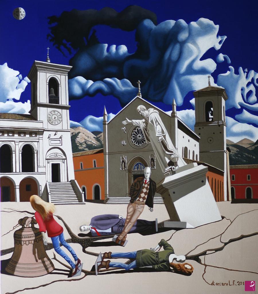quadri in vendita online - Viaggio in Umbria (Norcia) (2017)