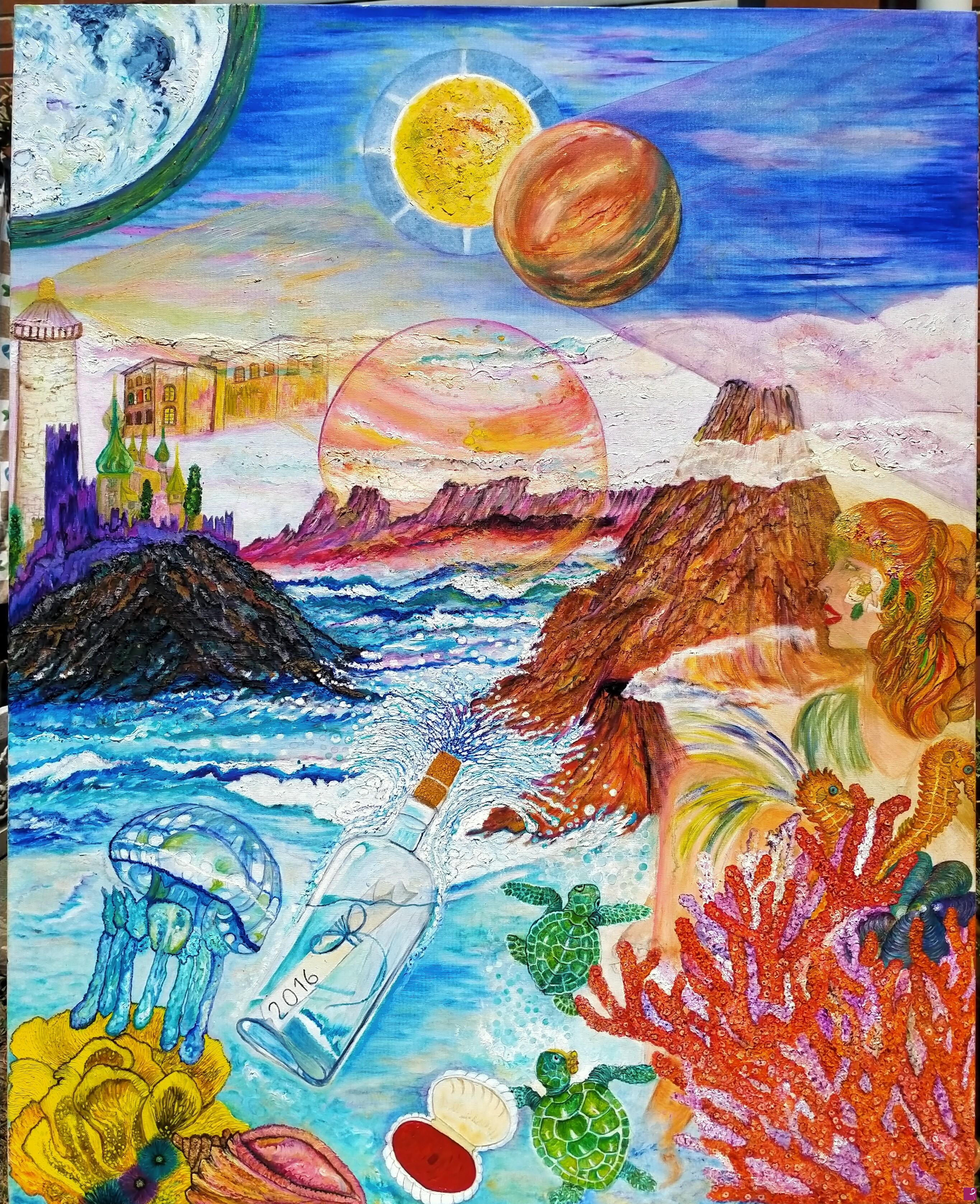 quadri in vendita online - VIAGGIO INTERPLANETARIO