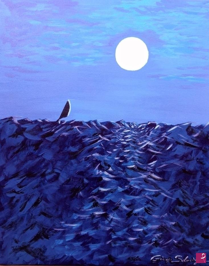 quadri in vendita online - Viaggio Notturno