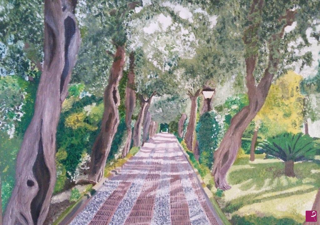 quadri in vendita online - viale del tramonto