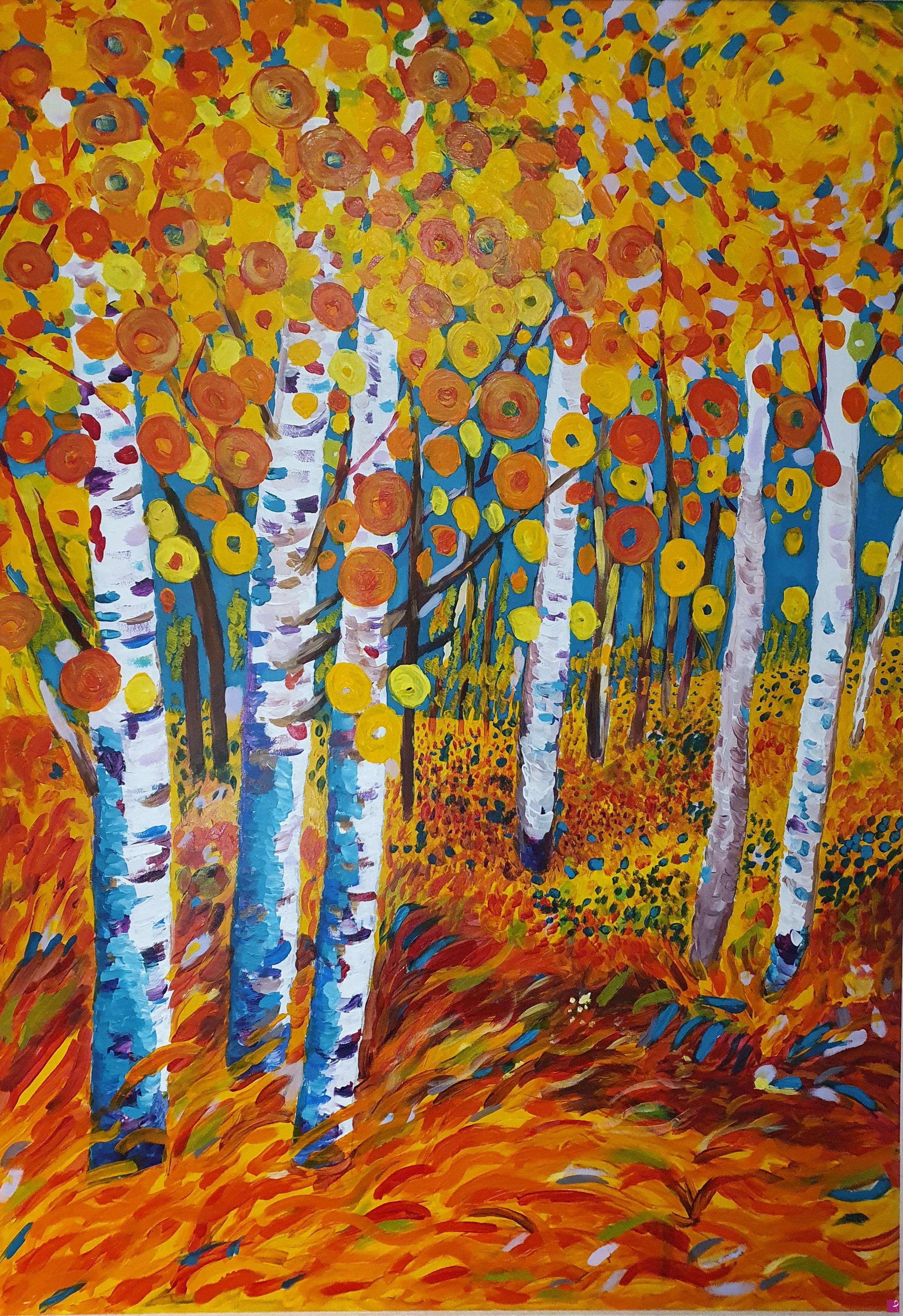quadri in vendita online - Vibrant Forest