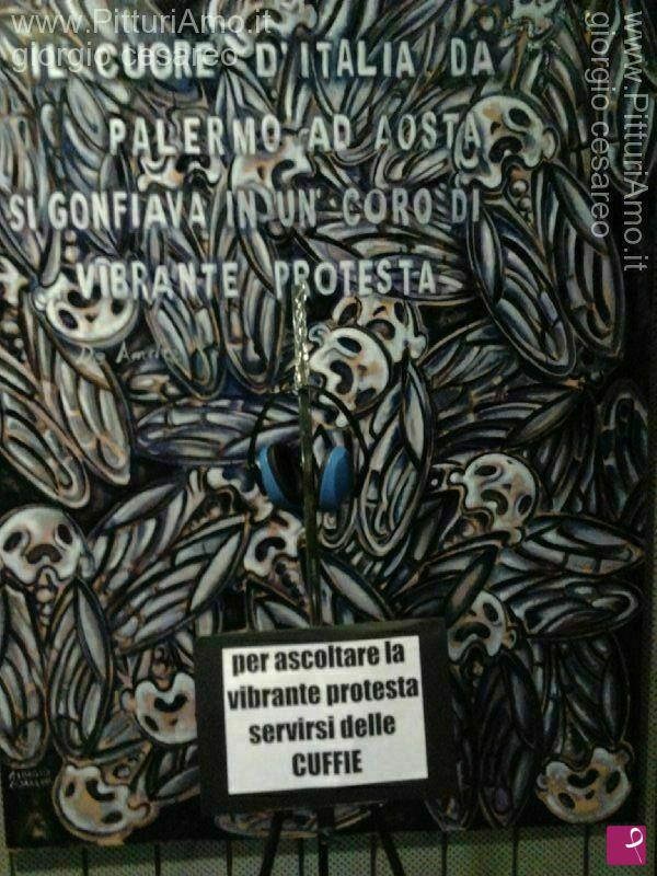 quadri in vendita online - vibrante protesta