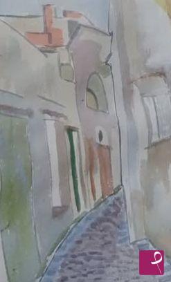 quadri in vendita online - Vicolo costiera