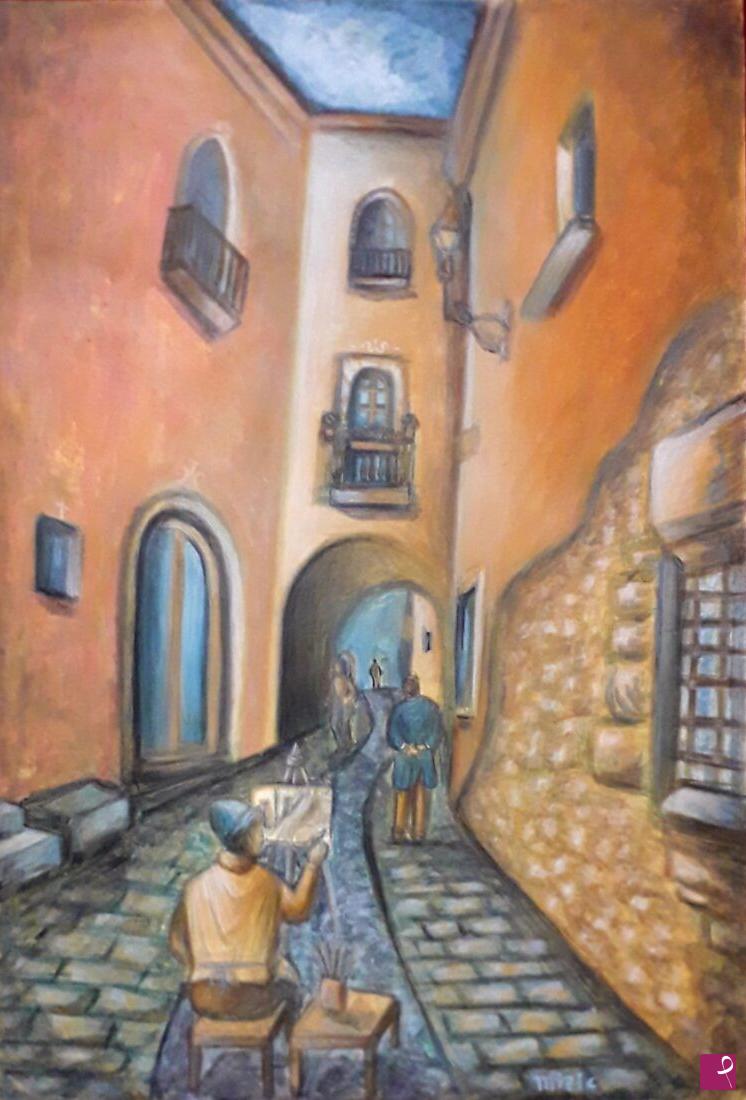 quadri in vendita online - Vicolo dell'artista