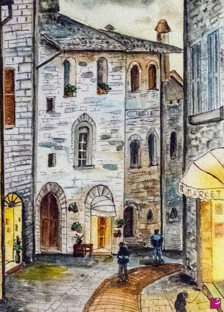 quadri in vendita online - vicolo di Assisi