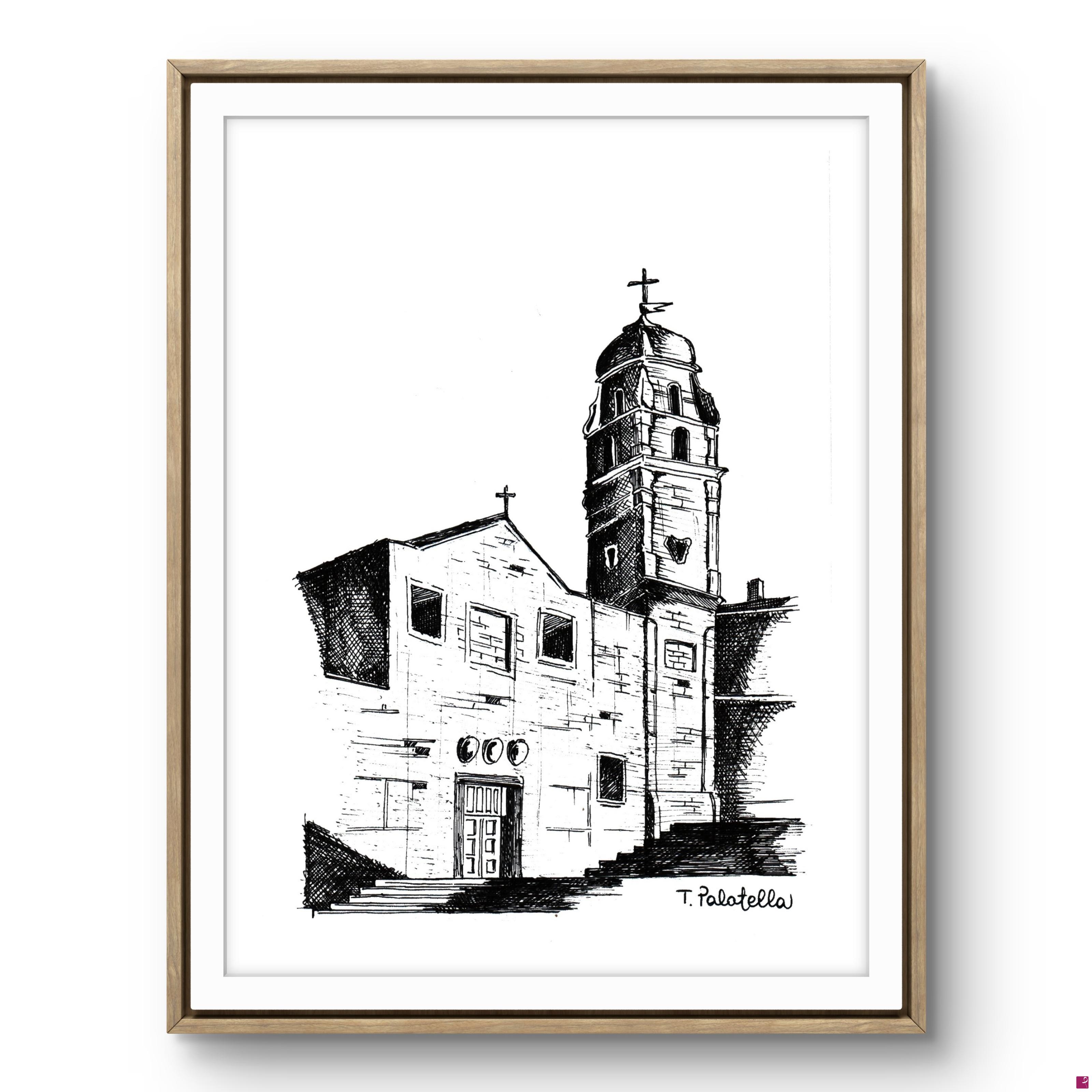 quadri in vendita online - Vieste - Cattedrale 