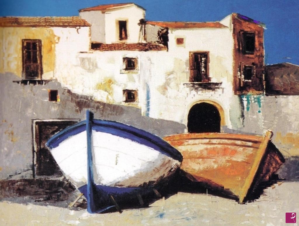 quadri in vendita online - Vieste FG- case di pescatori