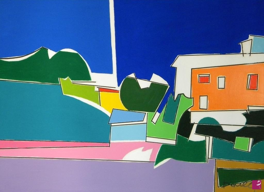 quadri in vendita online - View on lake Iseo
