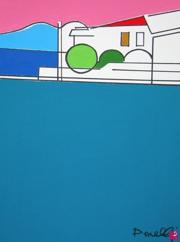 quadri in vendita online - View on lake Iseo