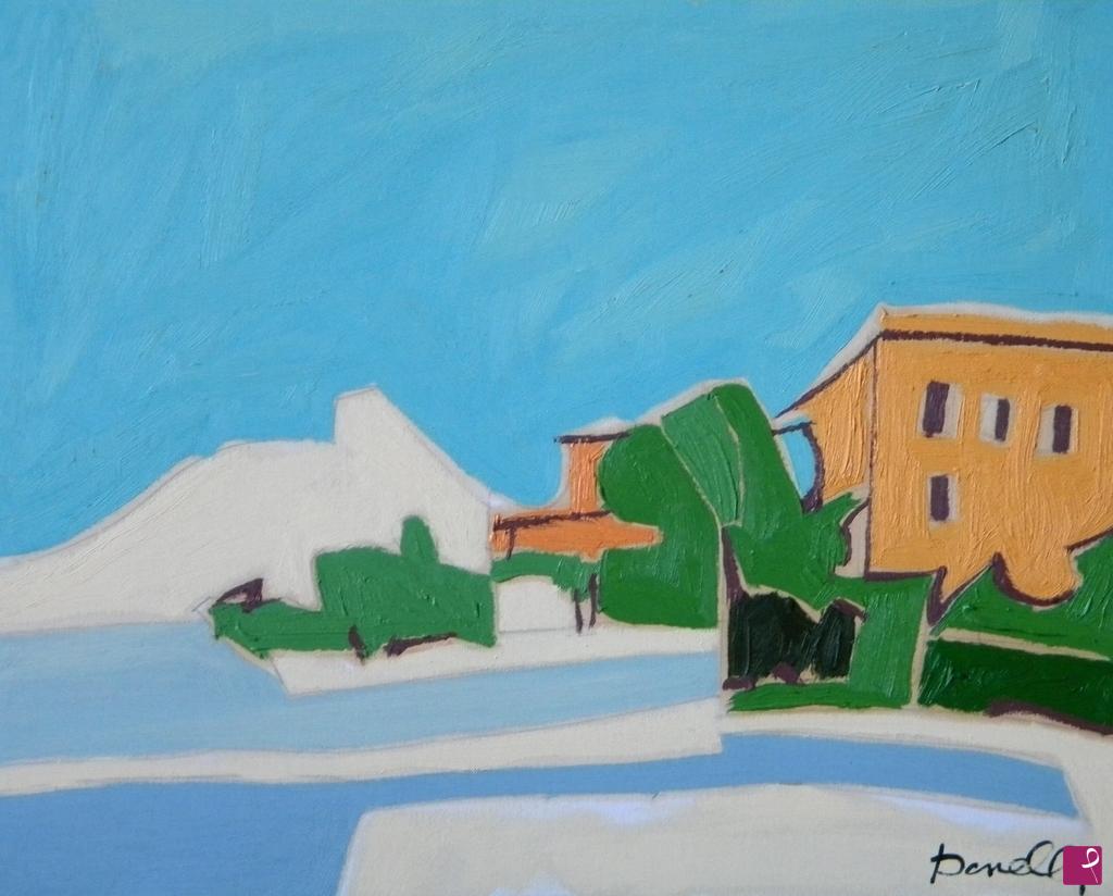 quadri in vendita online - View on lake Iseo