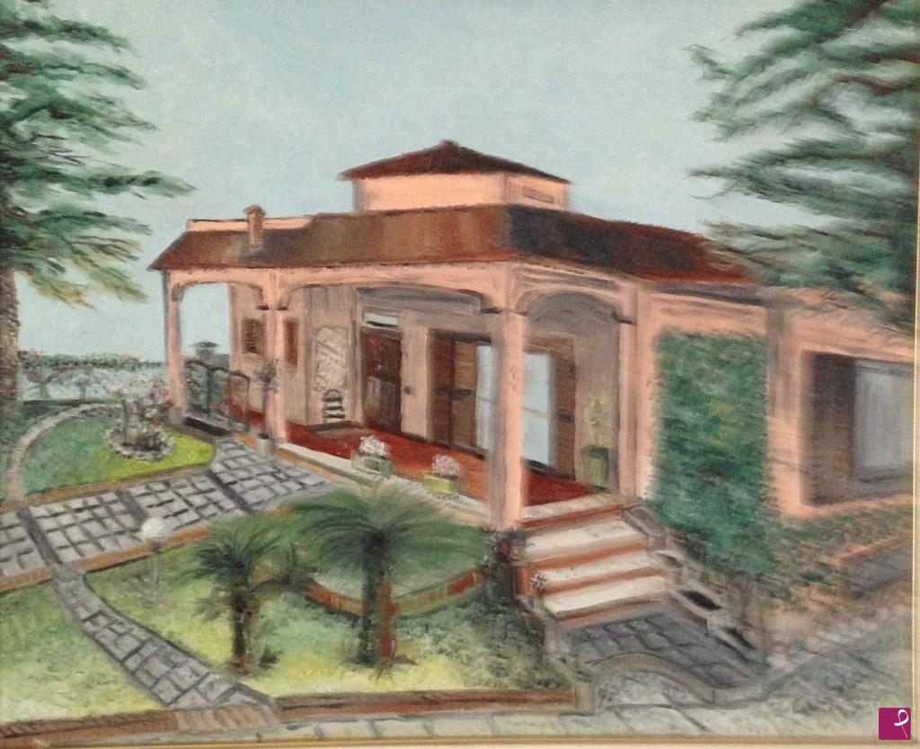 quadri in vendita online - villa di campagna