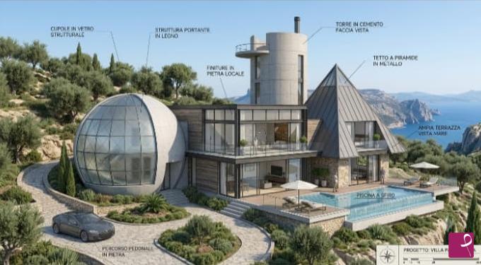 quadri in vendita online - Villa Panoramica 