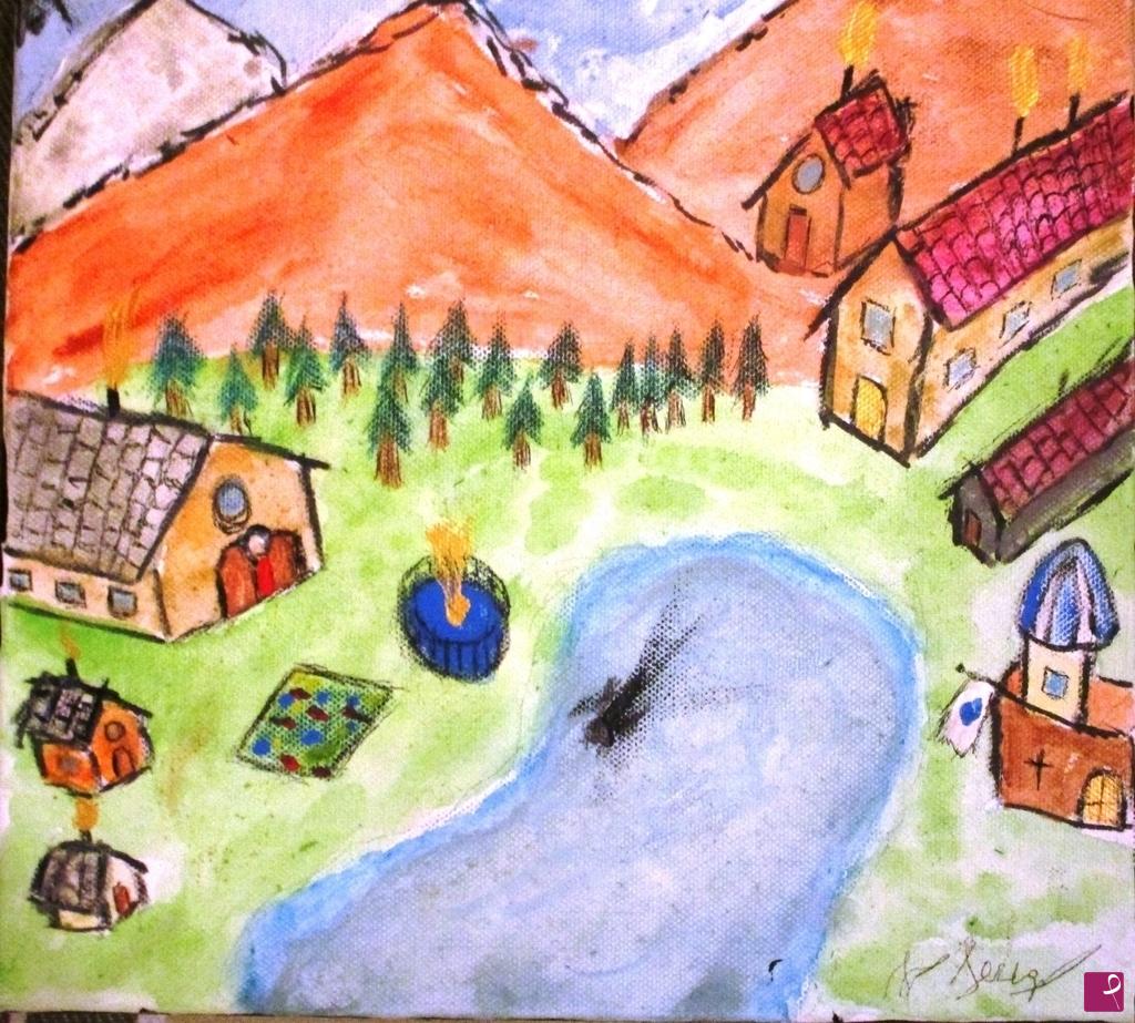 quadri in vendita online - Villaggio Montano