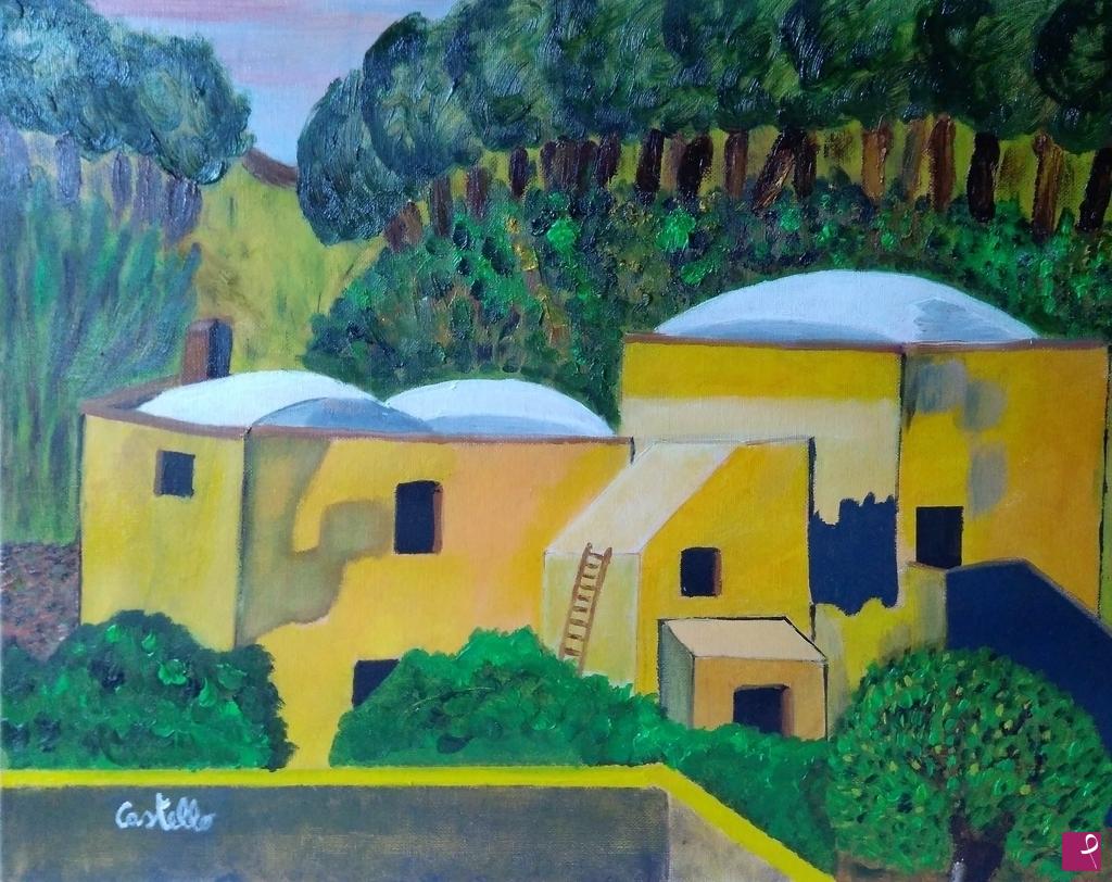 quadri in vendita online - Villaggio rurale