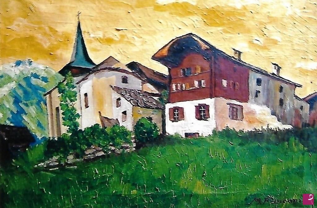 quadri in vendita online - Villaggio vallesano