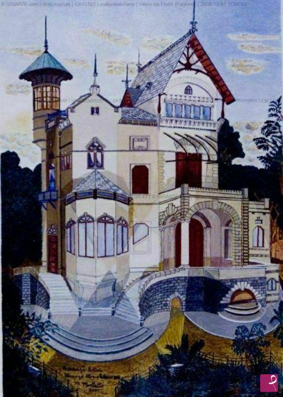 quadri in vendita online - Villino dei Florio (Palermo)