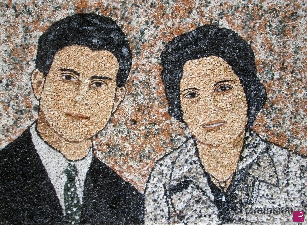 quadri in vendita online - VINCENZO E TERESA (da giovani)