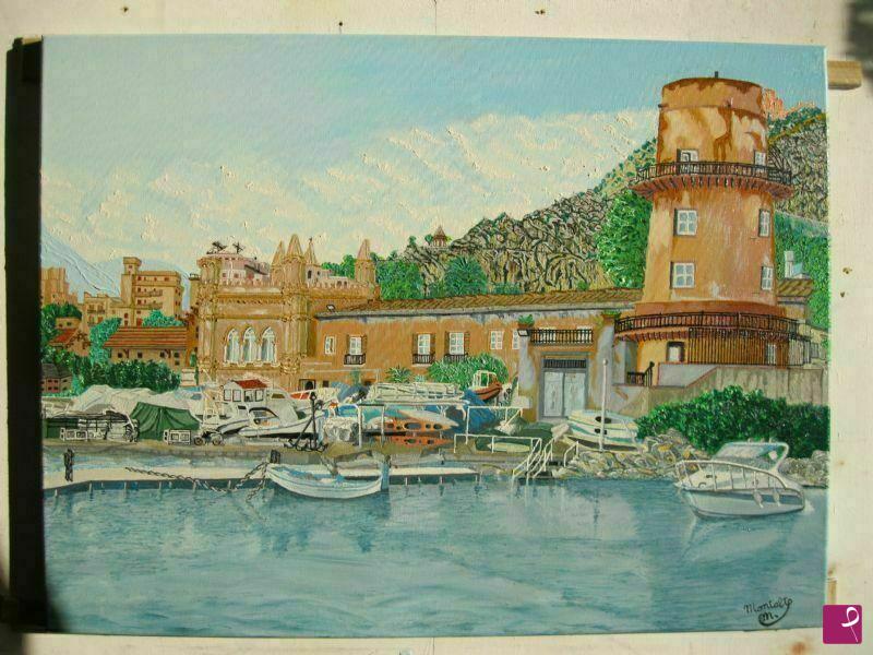 quadri in vendita online - Vincenzo Florio la Tonnara all'Arenella ( Palermo )