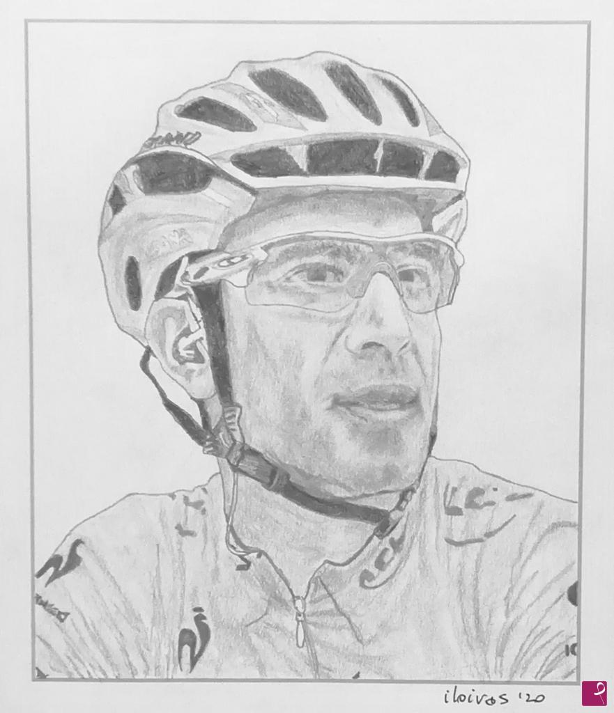 quadri in vendita online - Vincenzo Nibali "Lo Squalo"
