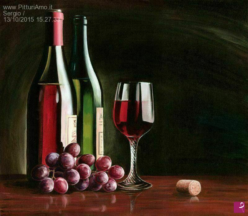 quadri in vendita online - Vino
