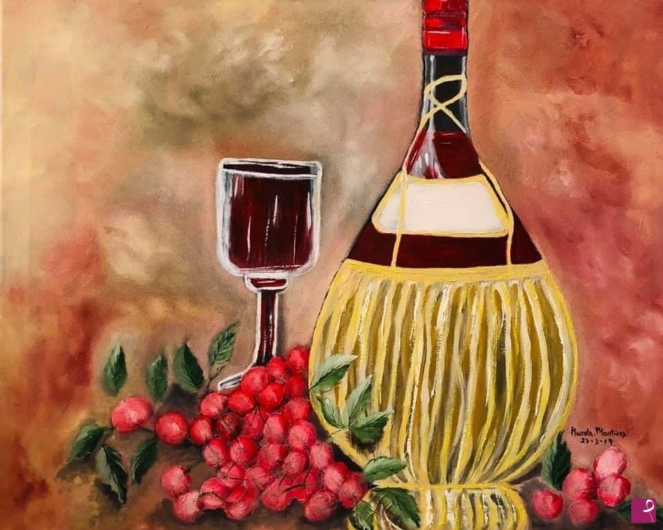quadri in vendita online - Vino Rosso