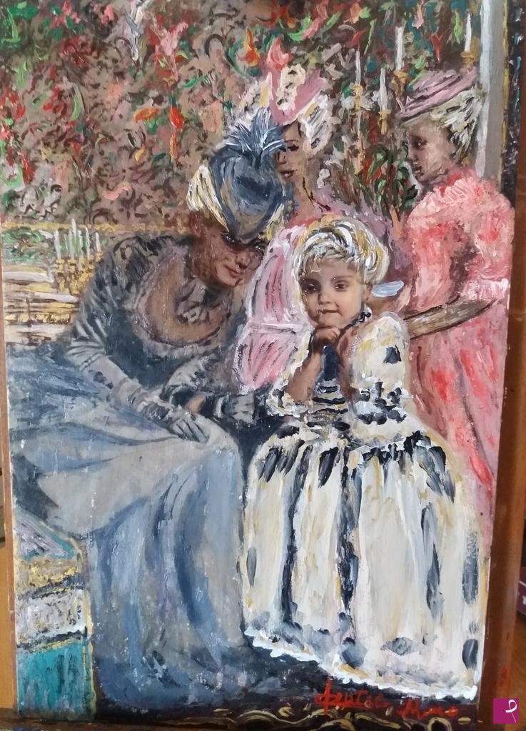 quadri in vendita online - Vintage...M.Antonietta d' Austria (Reggina di Francia )