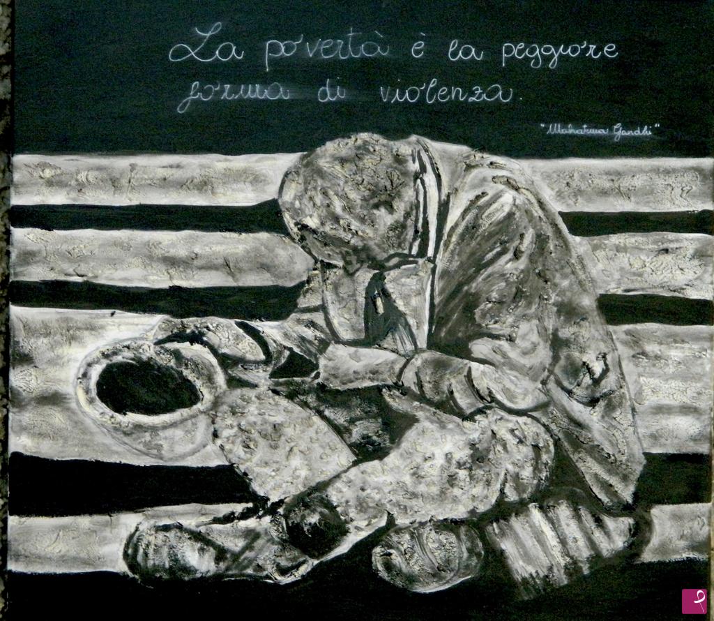 quadri in vendita online - Violenza della Povertà 