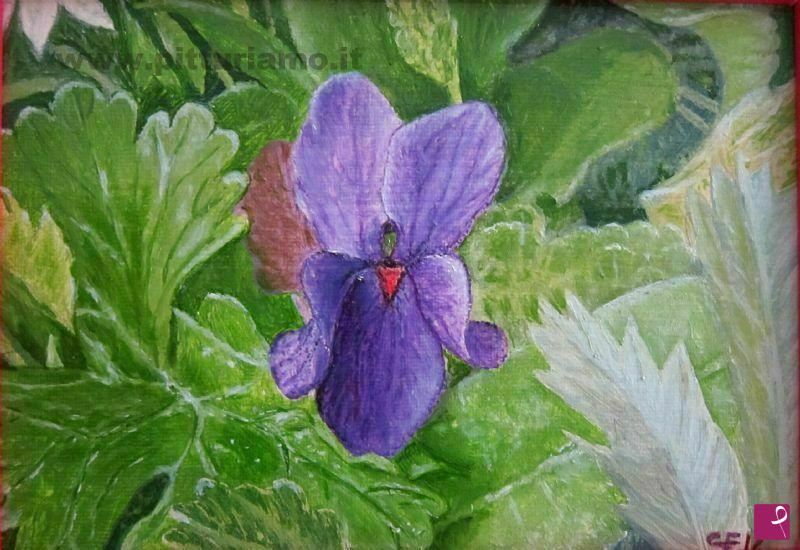 quadri in vendita online - Violet