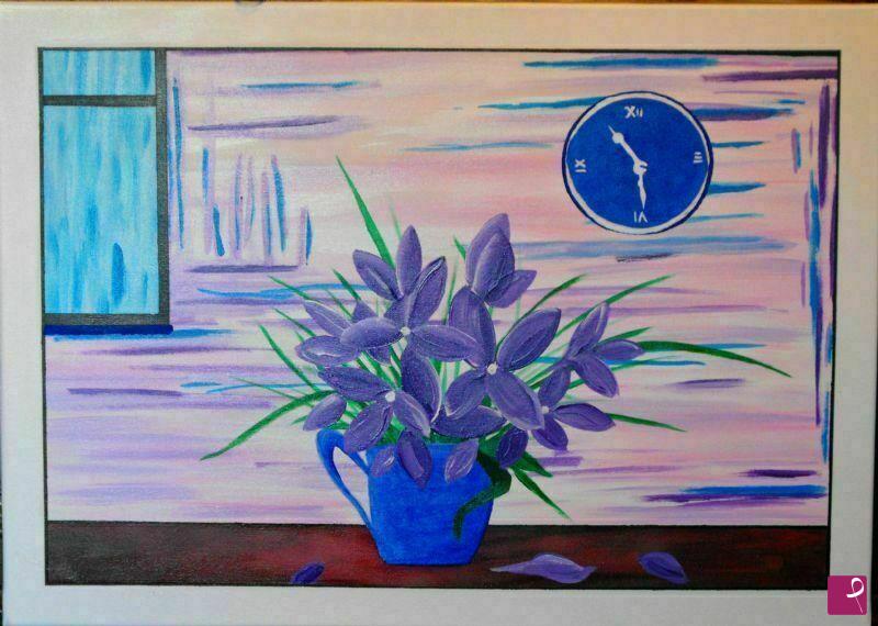 quadri in vendita online - Violet