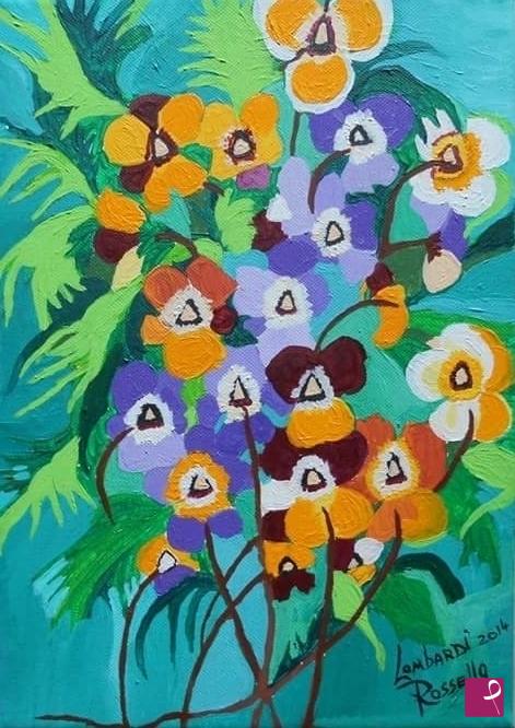 quadri in vendita online - Violette