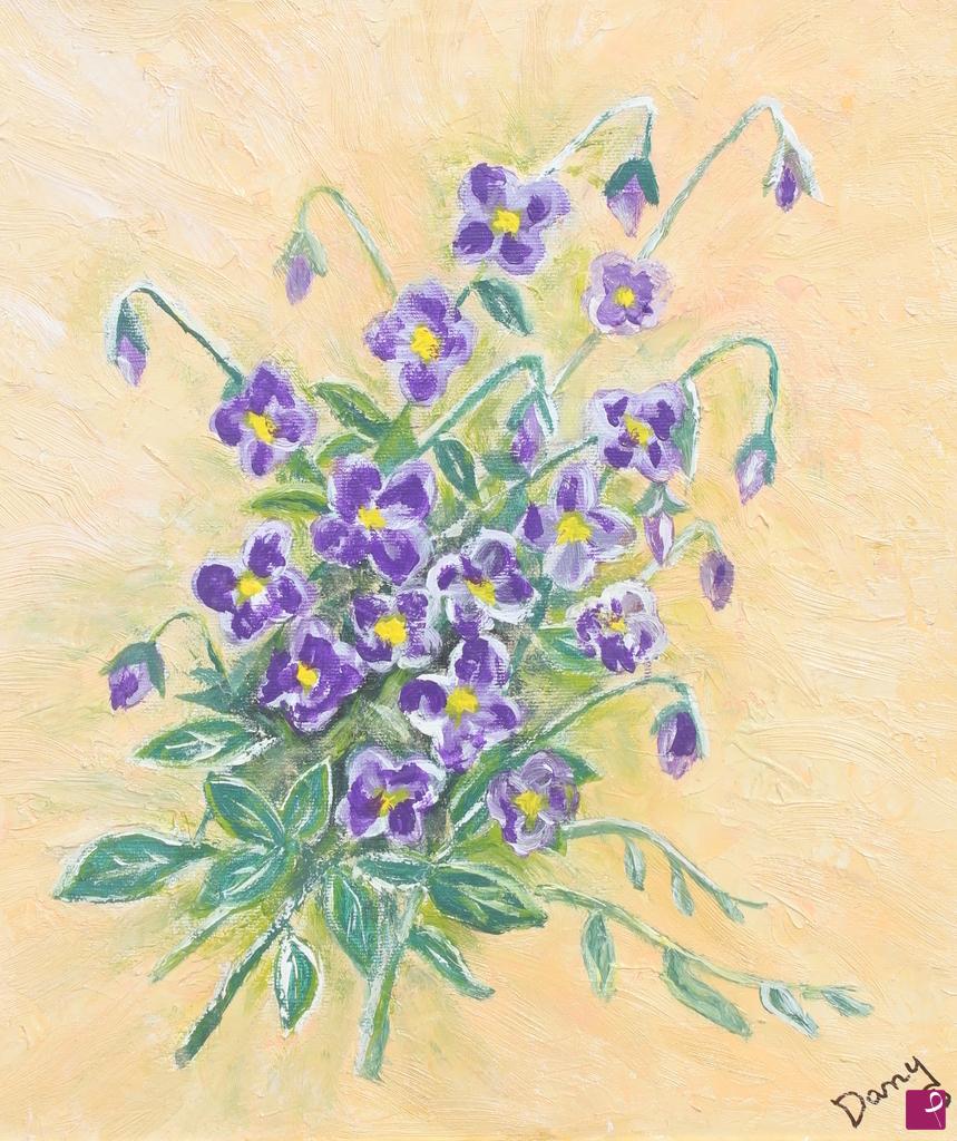 quadri in vendita online - Violette