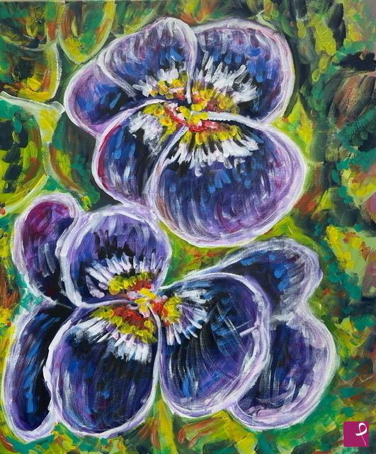 quadri in vendita online - Violette