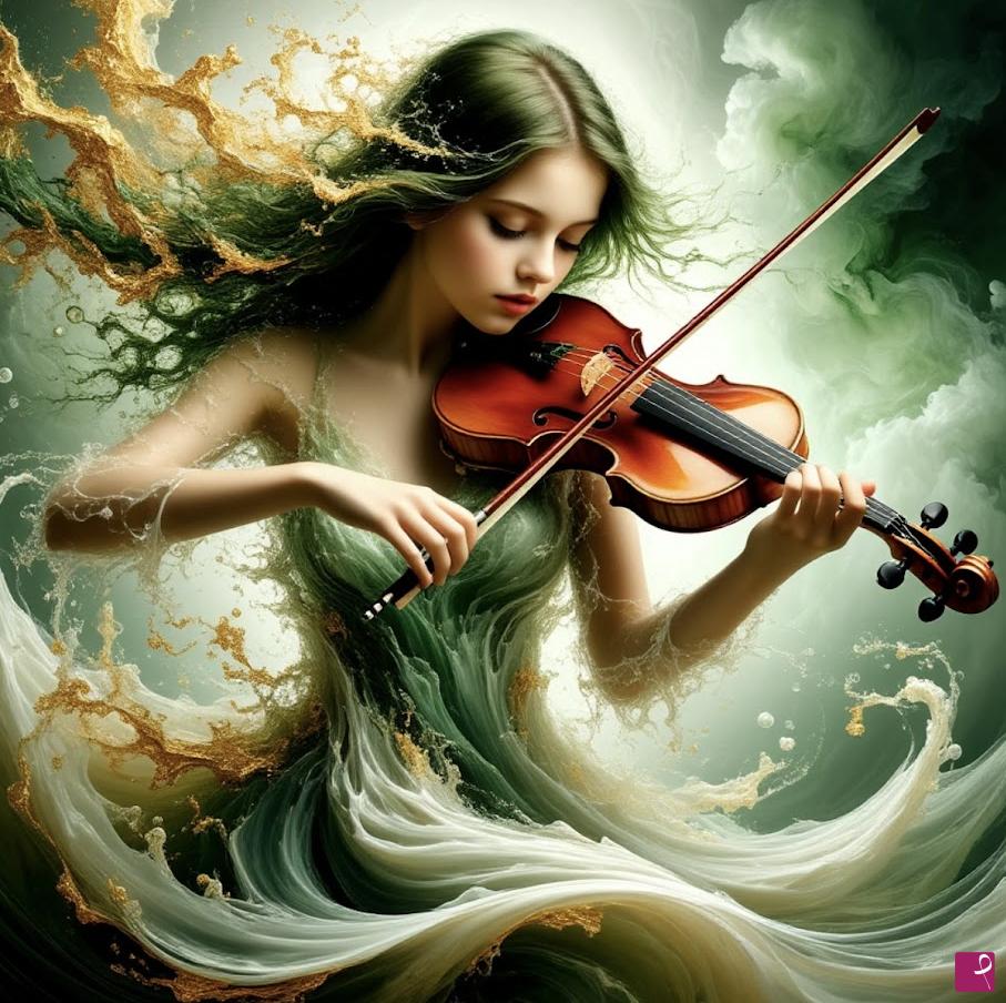 quadri in vendita online - Violinist