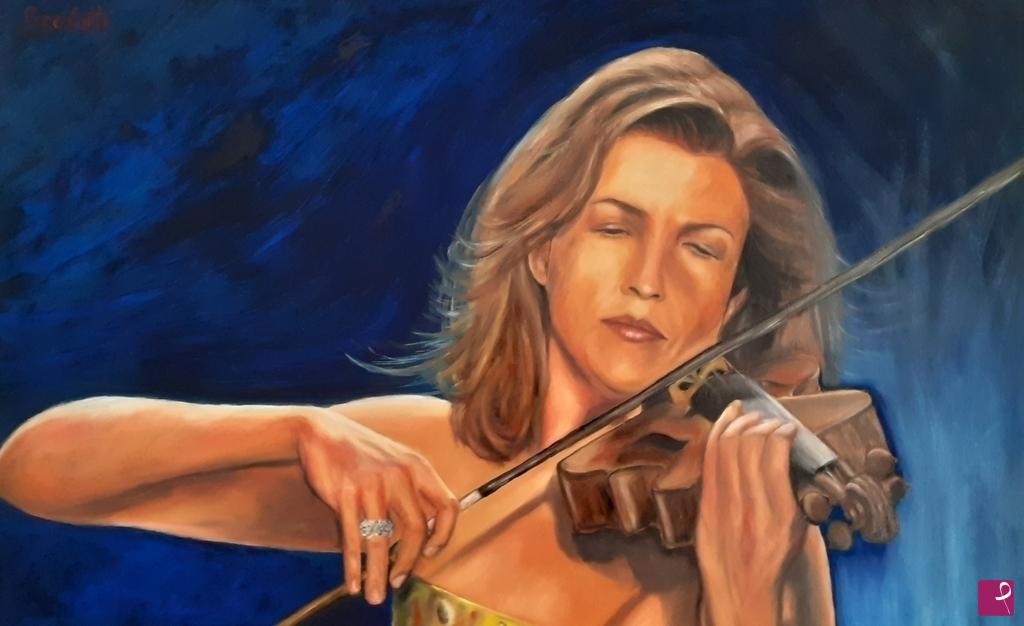 quadri in vendita online - Violinista